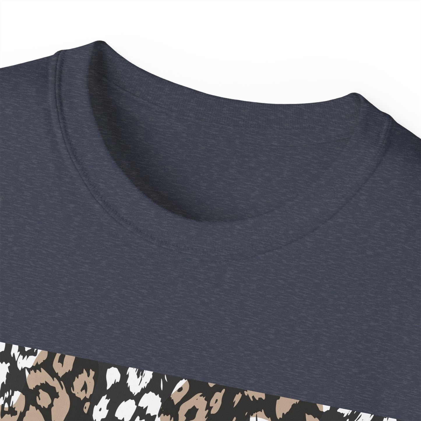 Leopard Print Unisex Ultra Cotton Tee - Casual Chic Style for Every Occasion