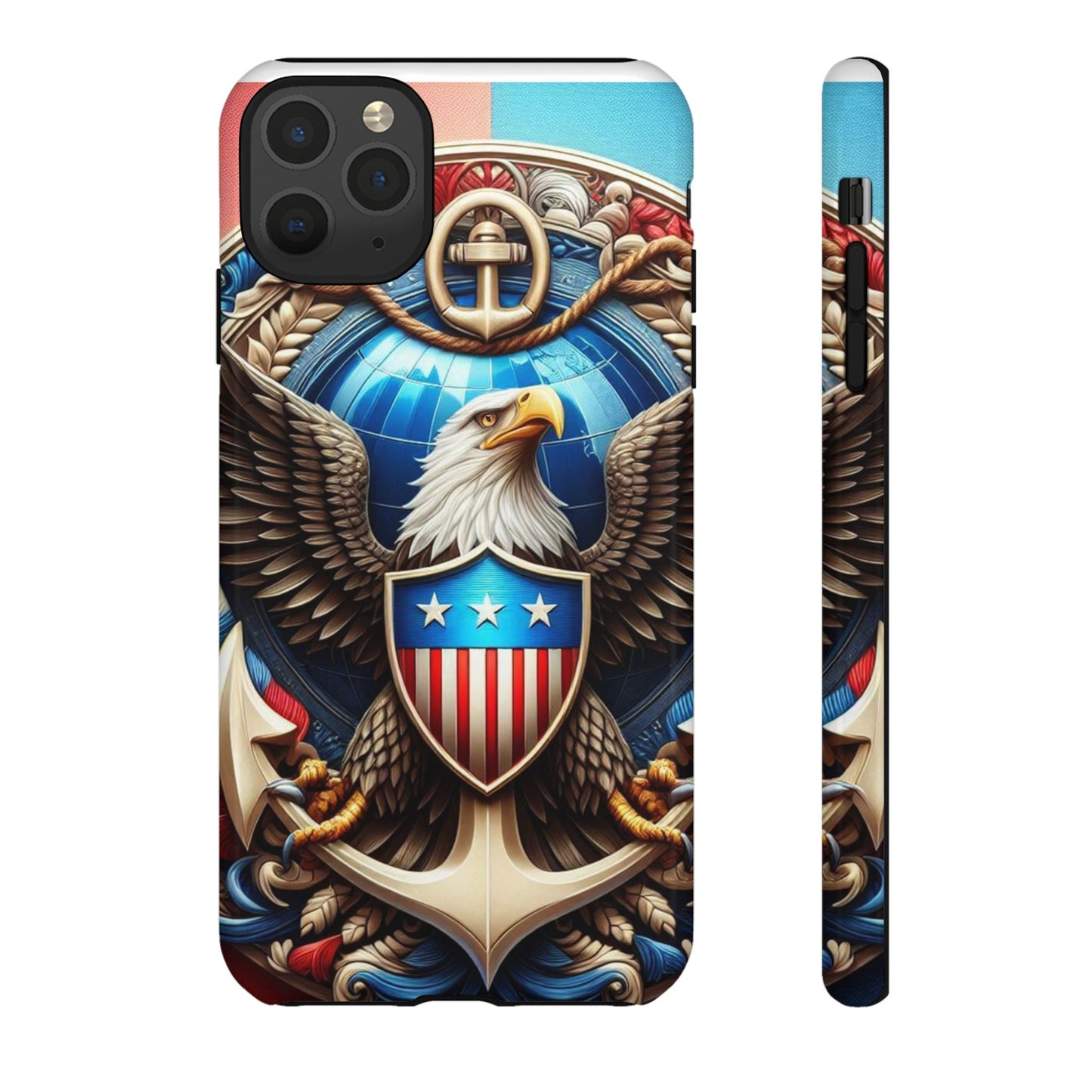 Bold Eagle Phone Case - Patriotic Design for USA and Military Fans
