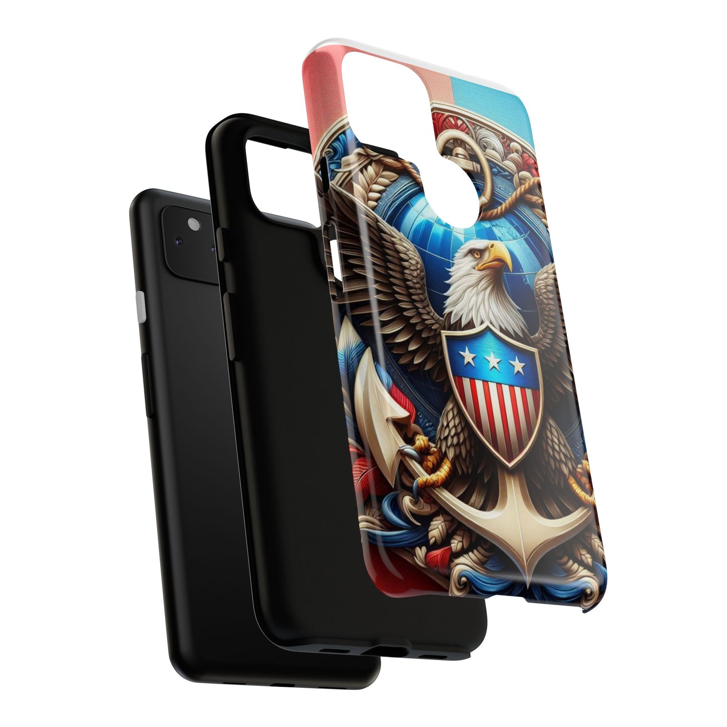 Bold Eagle Phone Case - Patriotic Design for USA and Military Fans