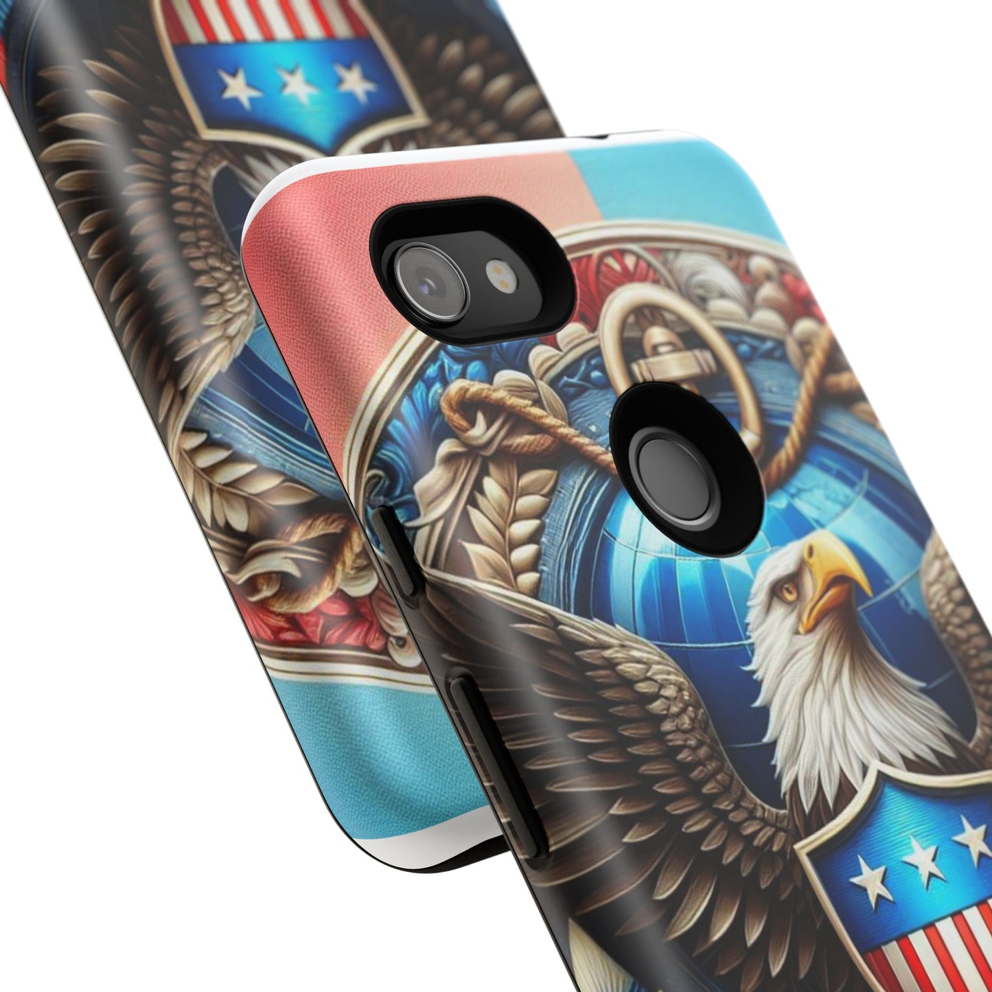 Bold Eagle Phone Case - Patriotic Design for USA and Military Fans