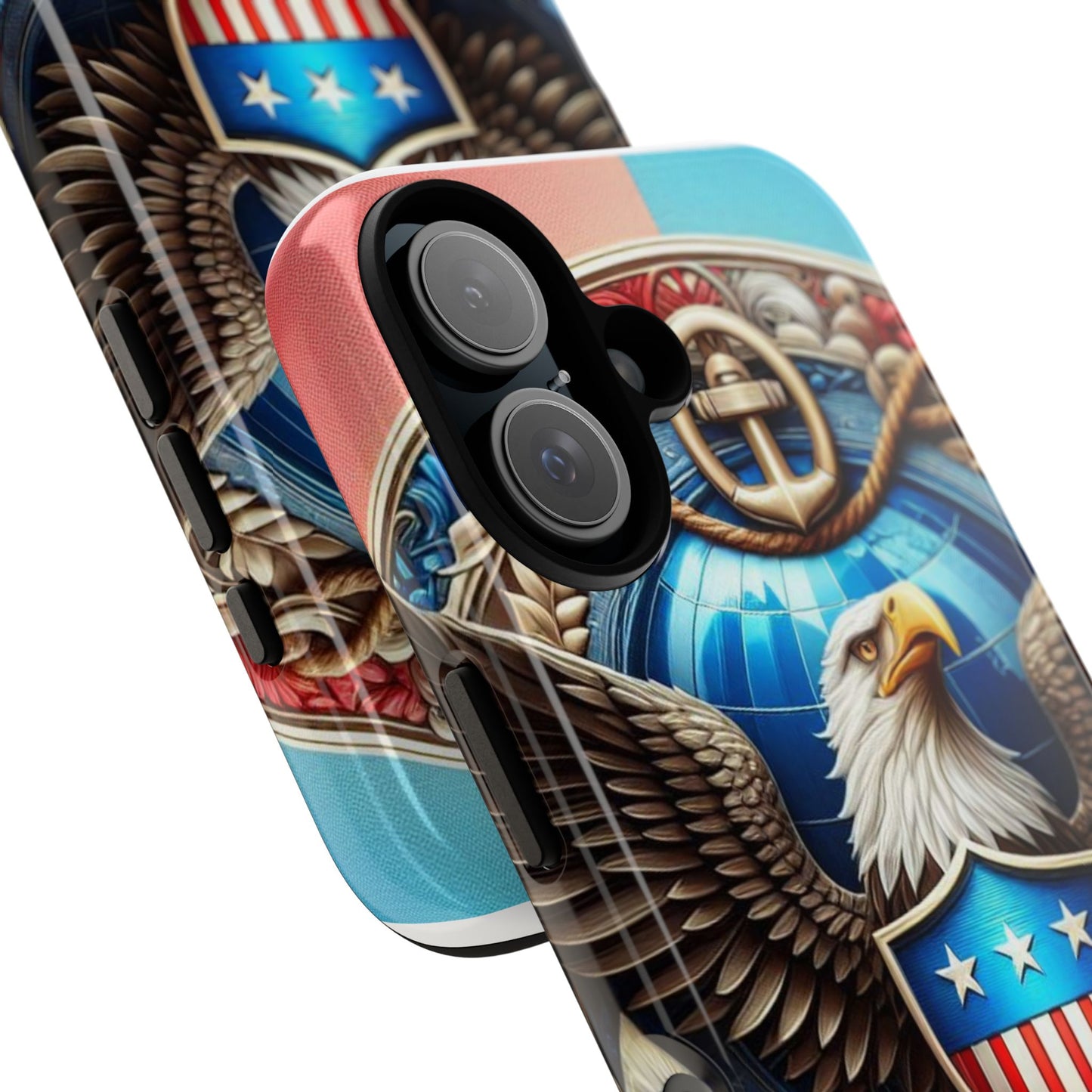 Bold Eagle Phone Case - Patriotic Design for USA and Military Fans