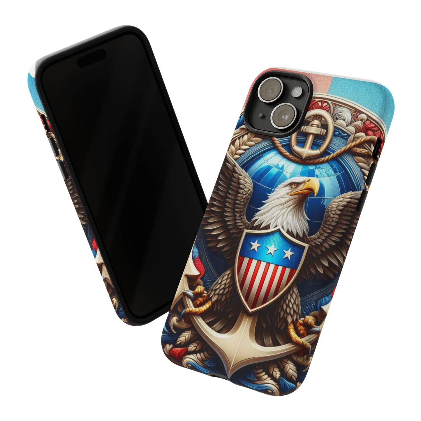 Bold Eagle Phone Case - Patriotic Design for USA and Military Fans