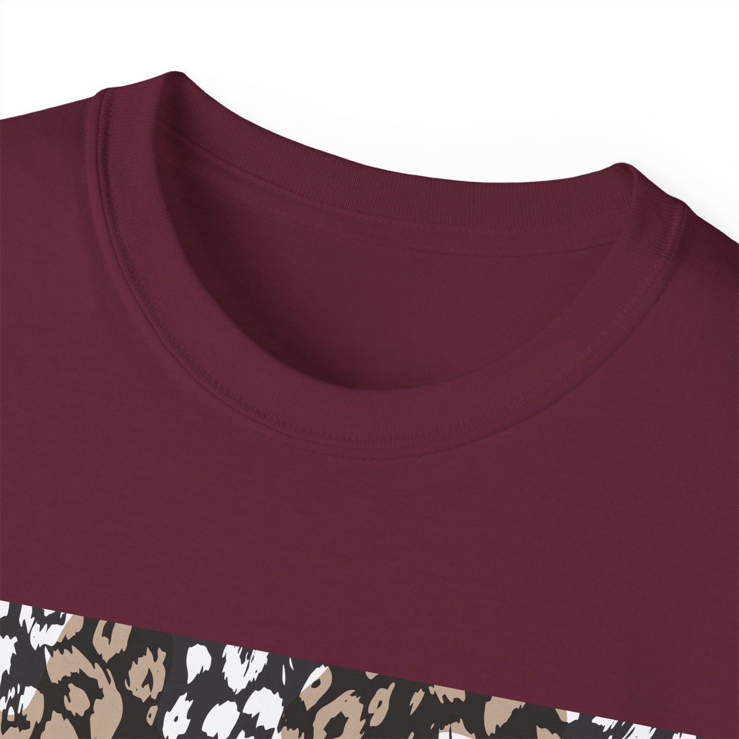 Leopard Print Unisex Ultra Cotton Tee - Casual Chic Style for Every Occasion