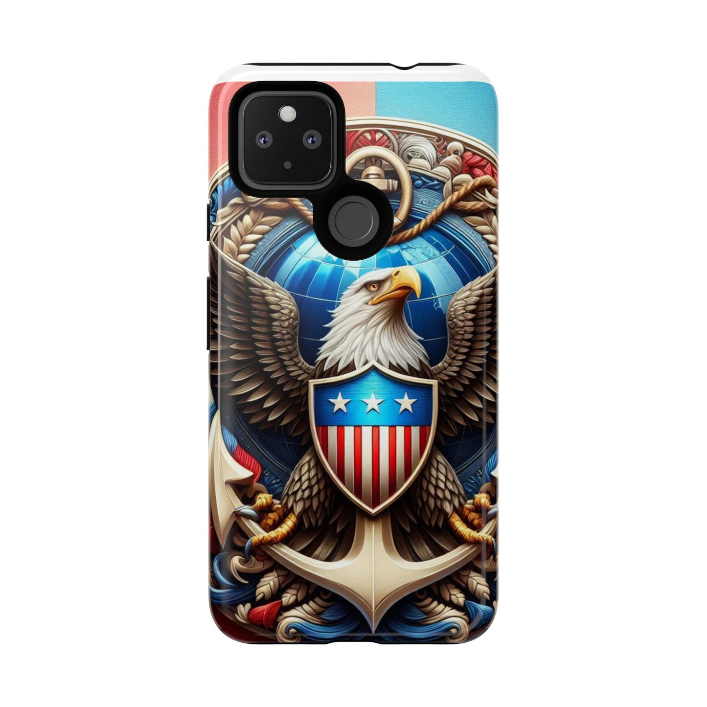 Bold Eagle Phone Case - Patriotic Design for USA and Military Fans