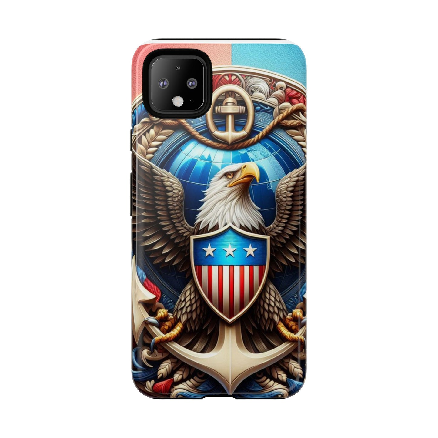 Bold Eagle Phone Case - Patriotic Design for USA and Military Fans