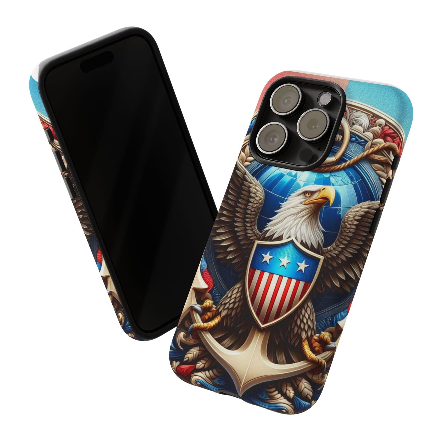 Bold Eagle Phone Case - Patriotic Design for USA and Military Fans