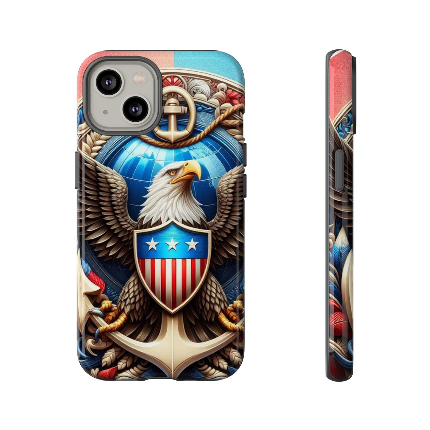 Bold Eagle Phone Case - Patriotic Design for USA and Military Fans