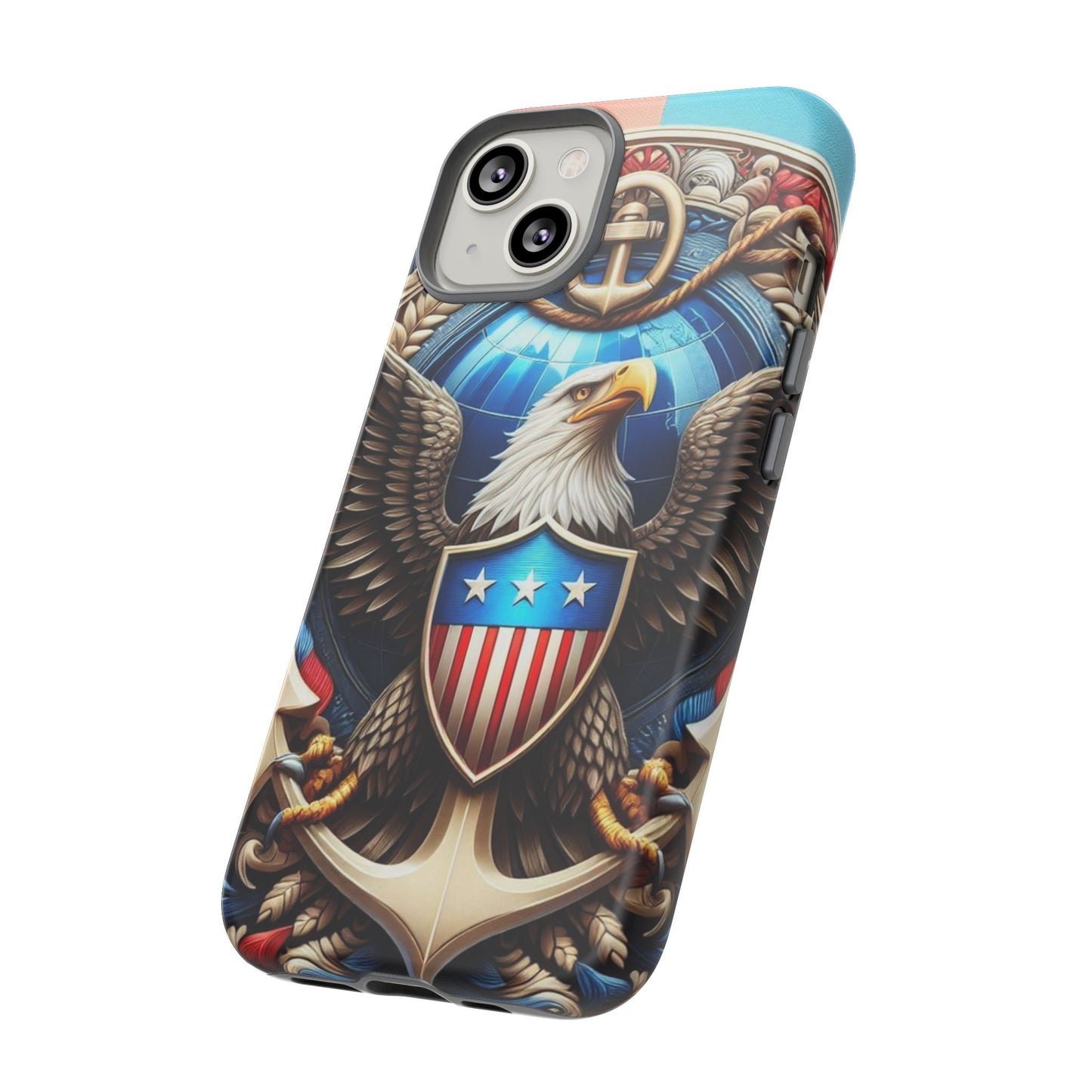 Bold Eagle Phone Case - Patriotic Design for USA and Military Fans