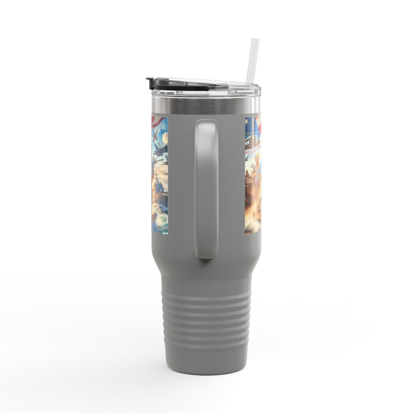 Patriotic Insulated Travel Mug - 40oz for Adventurers