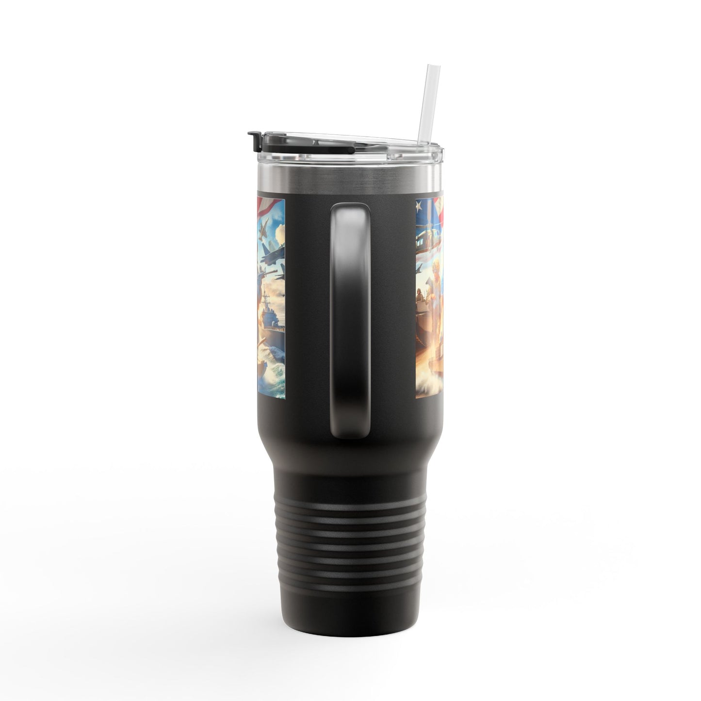Patriotic Insulated Travel Mug - 40oz for Adventurers