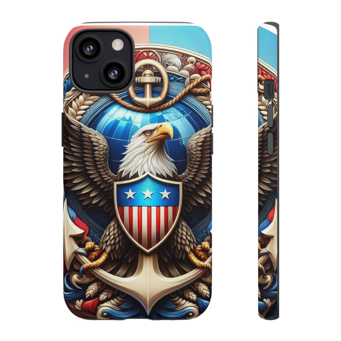 Bold Eagle Phone Case - Patriotic Design for USA and Military Fans