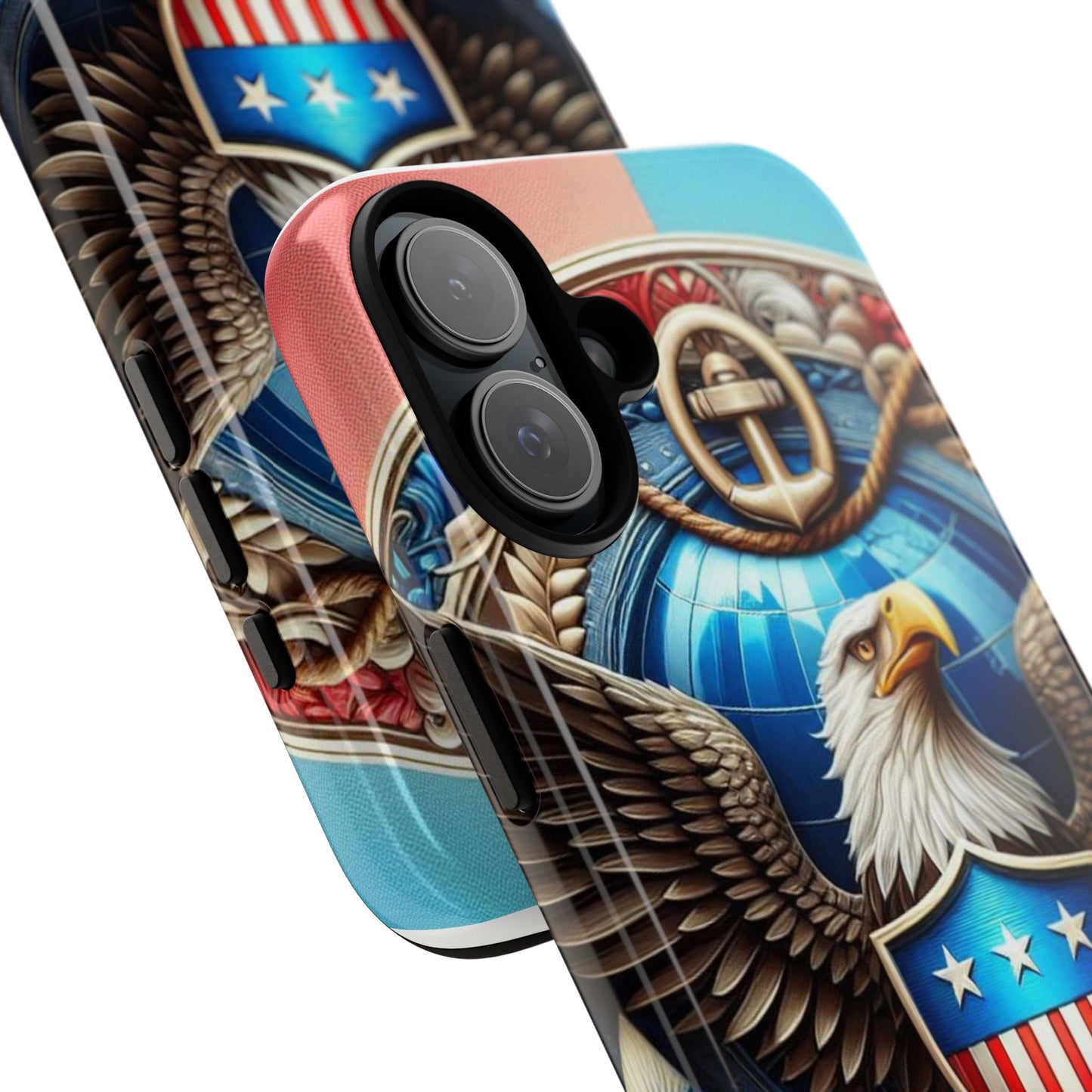 Bold Eagle Phone Case - Patriotic Design for USA and Military Fans