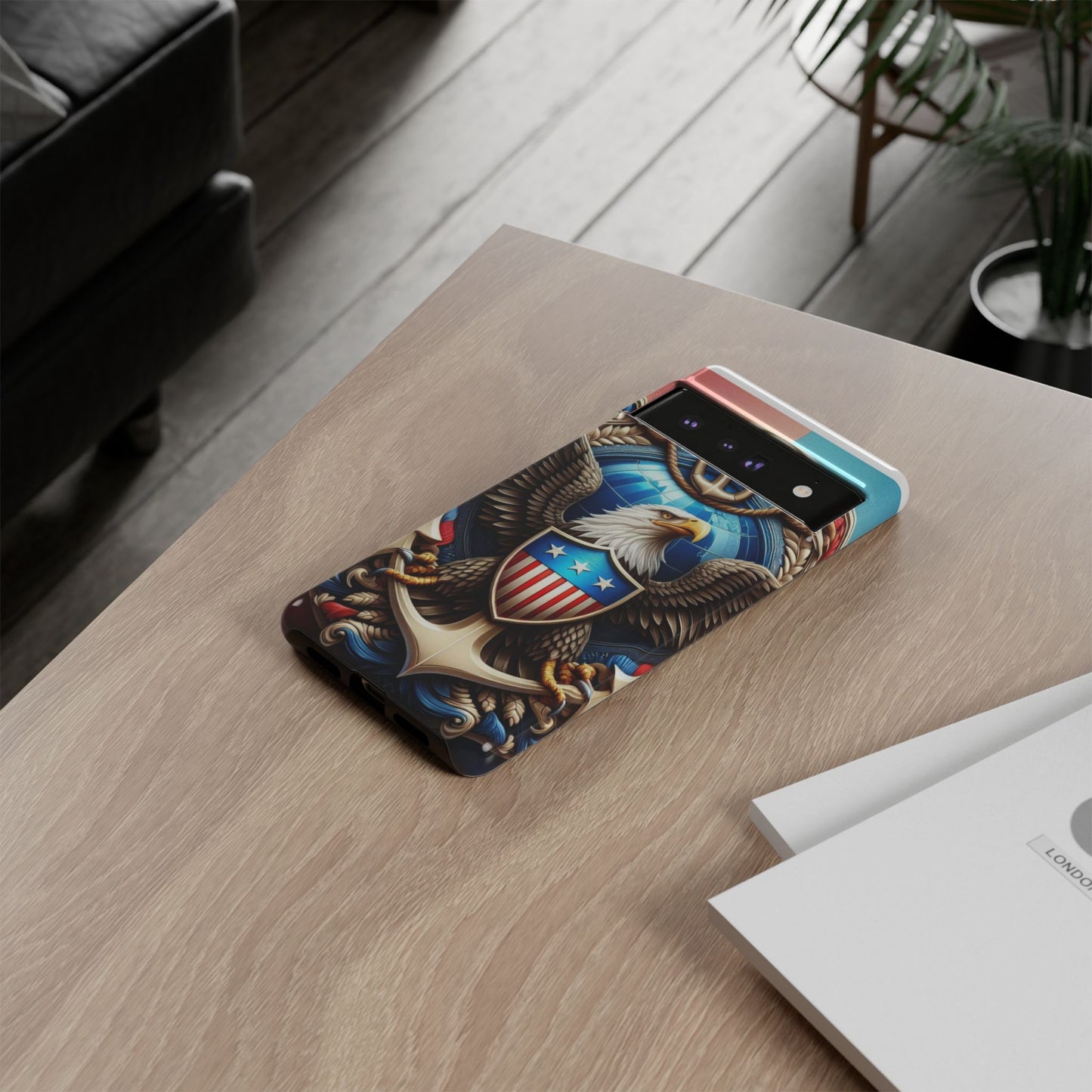 Bold Eagle Phone Case - Patriotic Design for USA and Military Fans