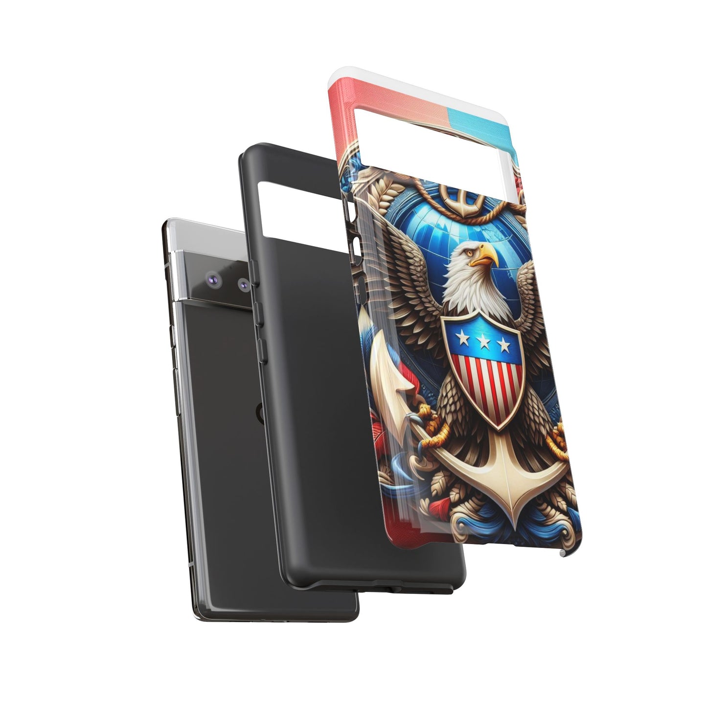 Bold Eagle Phone Case - Patriotic Design for USA and Military Fans