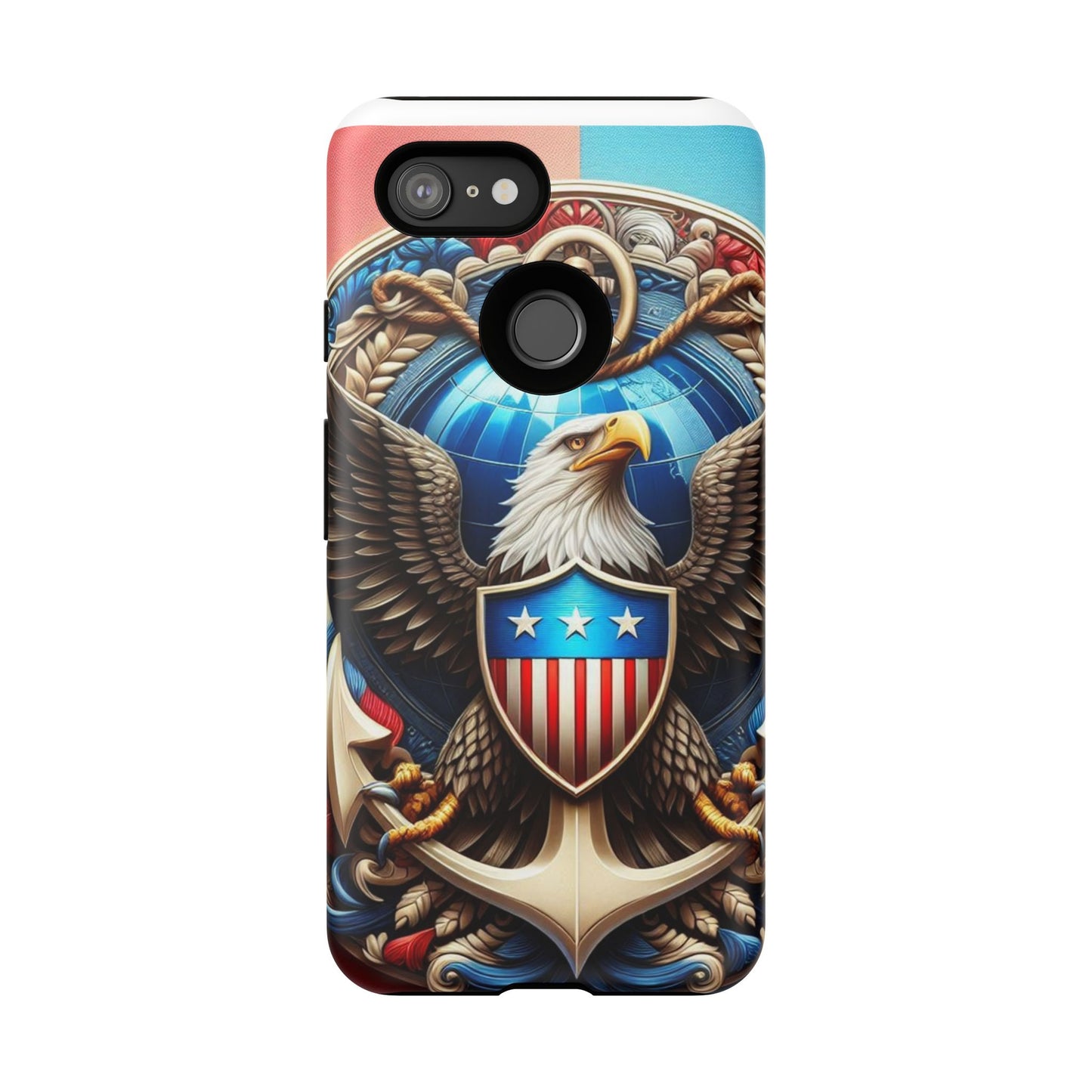 Bold Eagle Phone Case - Patriotic Design for USA and Military Fans