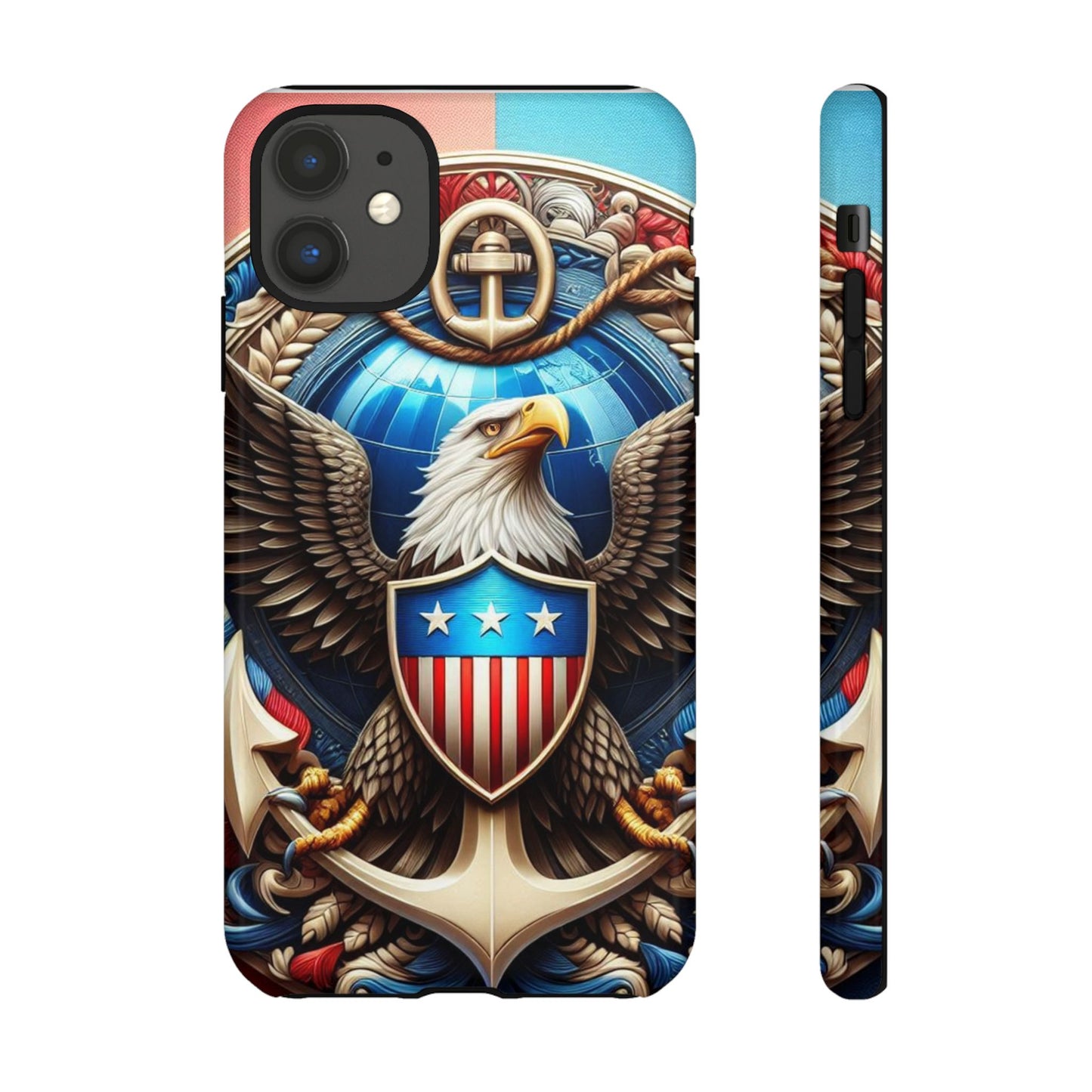 Bold Eagle Phone Case - Patriotic Design for USA and Military Fans