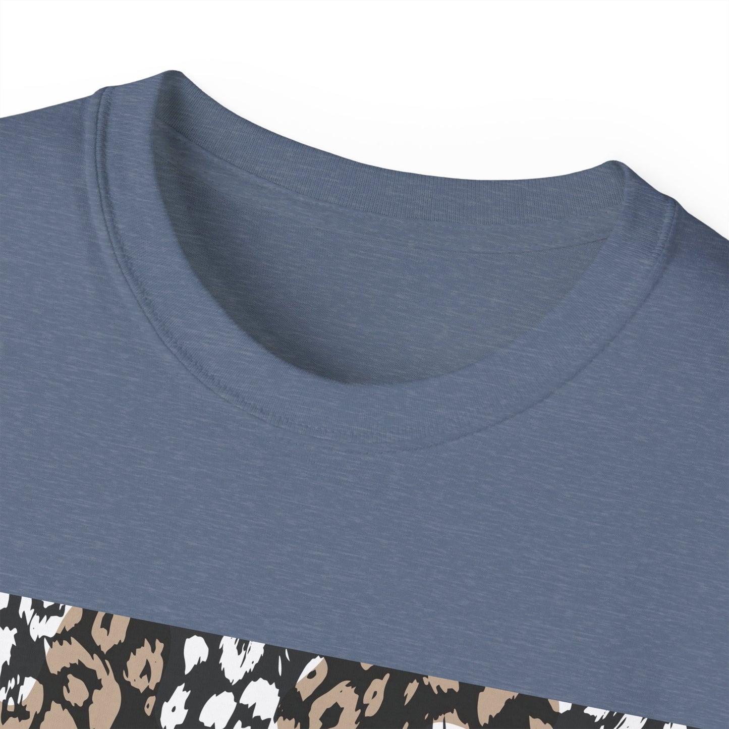 Leopard Print Unisex Ultra Cotton Tee - Casual Chic Style for Every Occasion
