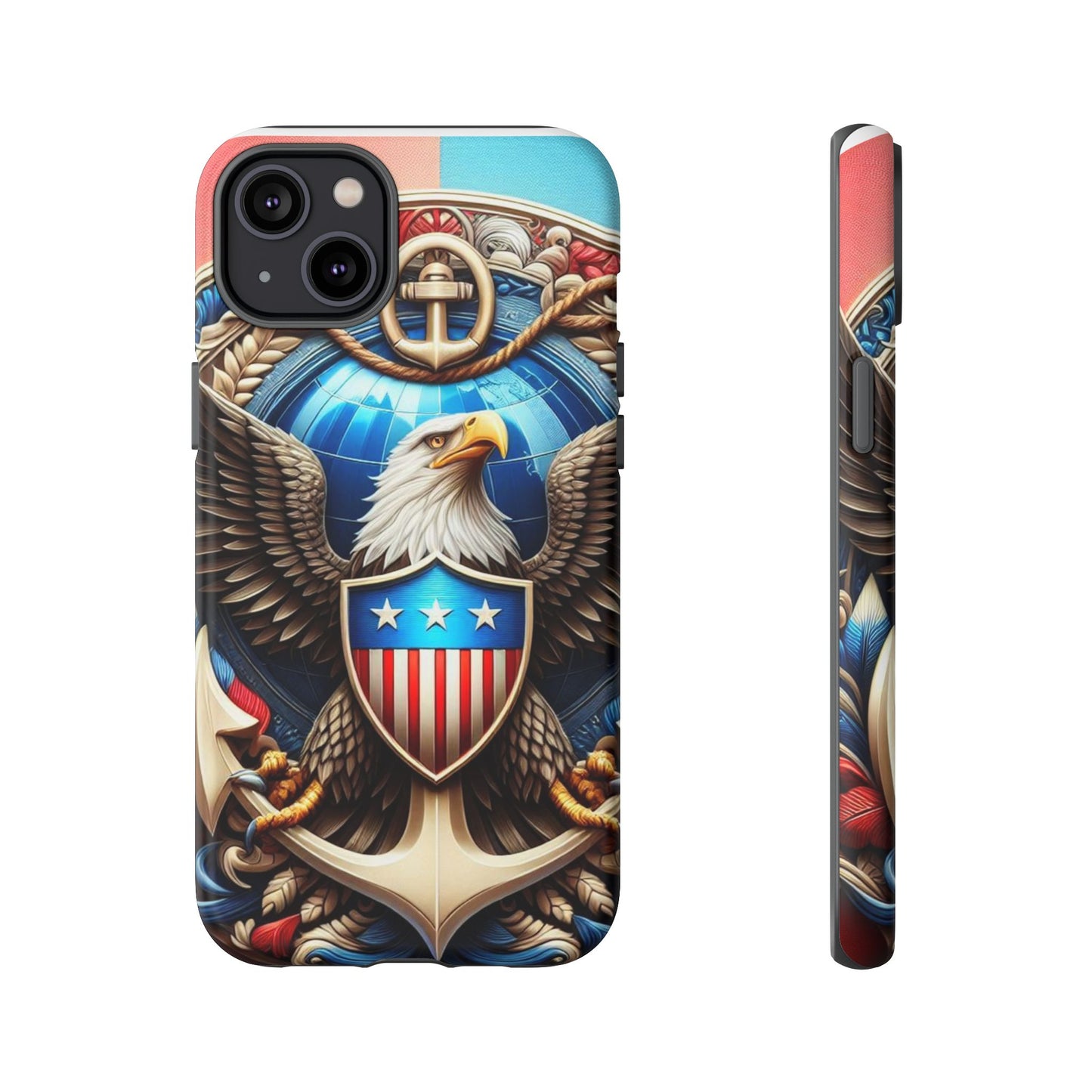 Bold Eagle Phone Case - Patriotic Design for USA and Military Fans
