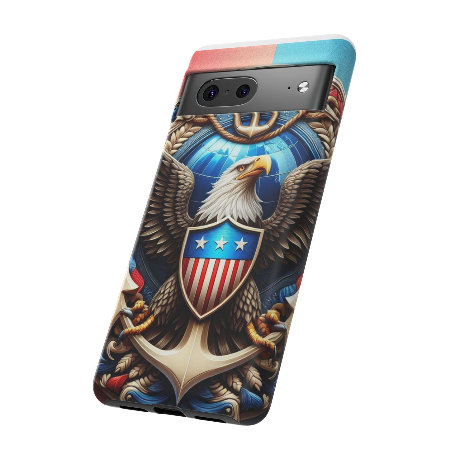 Bold Eagle Phone Case - Patriotic Design for USA and Military Fans