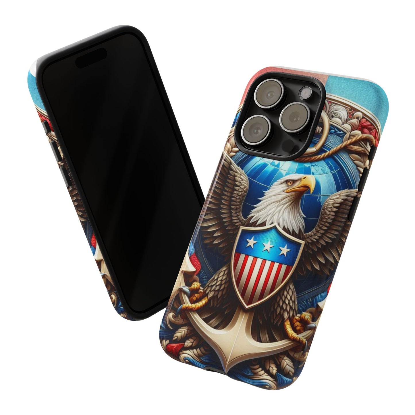 Bold Eagle Phone Case - Patriotic Design for USA and Military Fans
