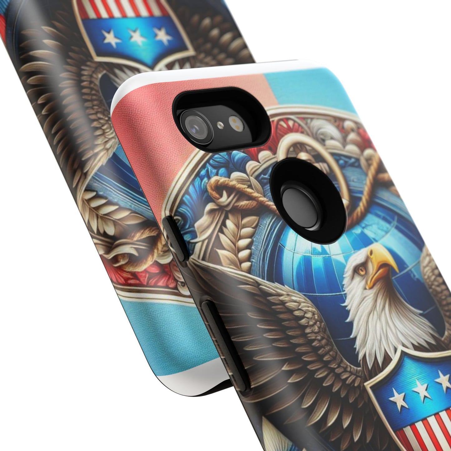 Bold Eagle Phone Case - Patriotic Design for USA and Military Fans