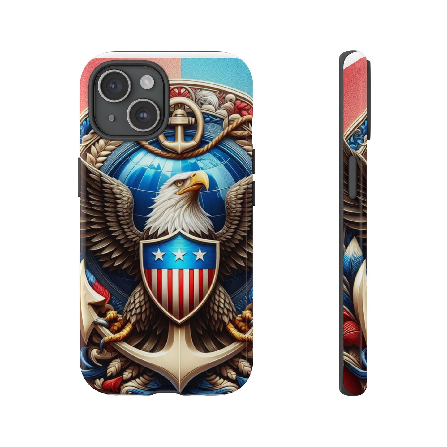 Bold Eagle Phone Case - Patriotic Design for USA and Military Fans