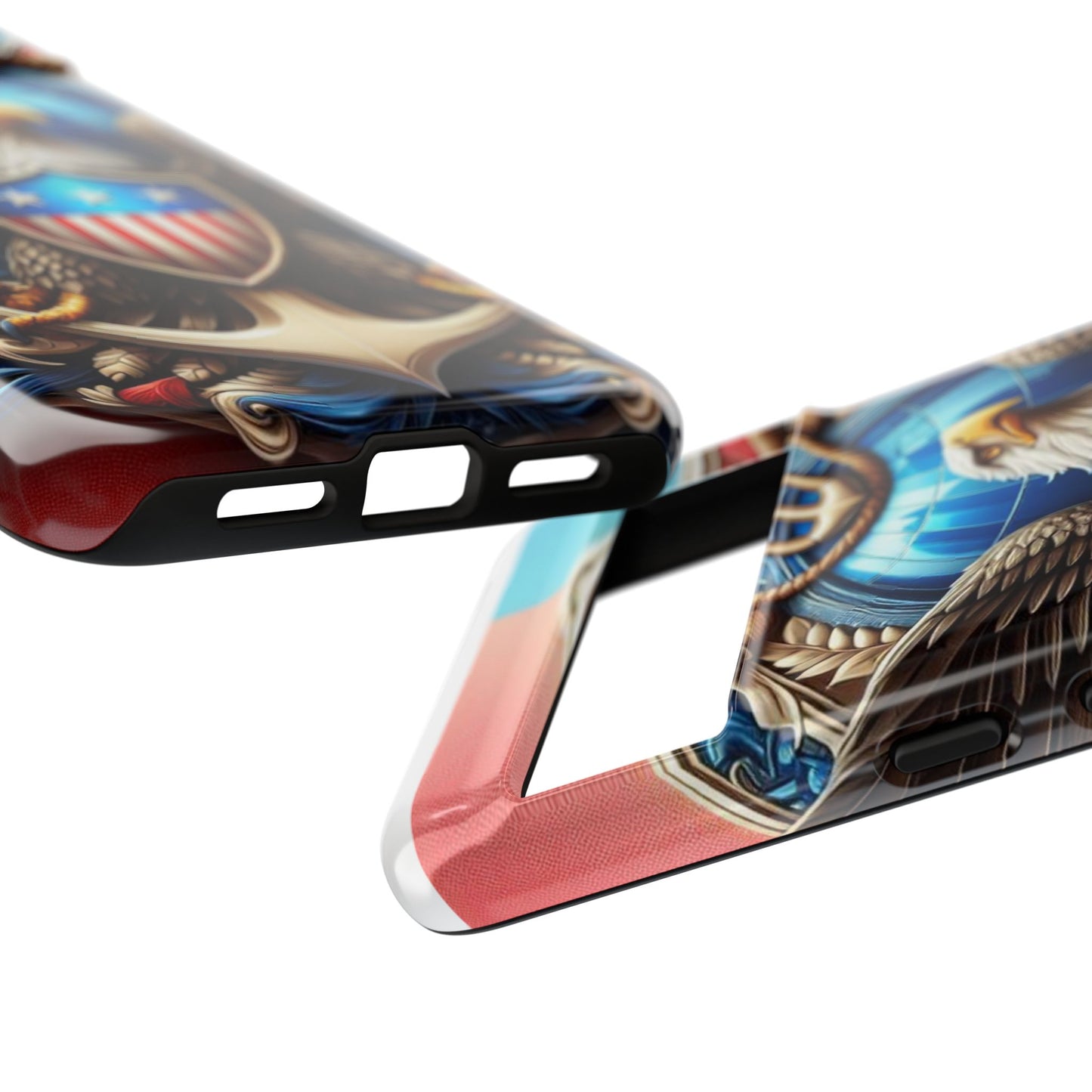 Bold Eagle Phone Case - Patriotic Design for USA and Military Fans