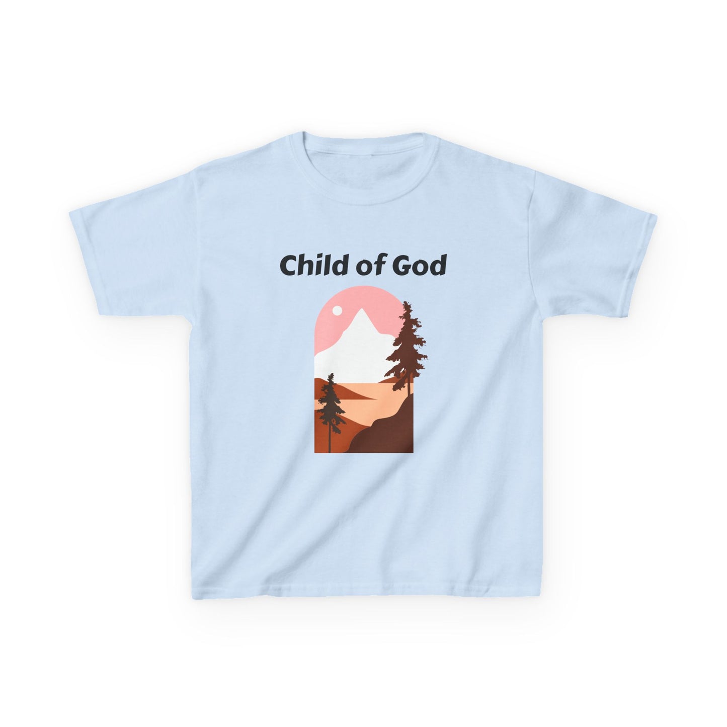 Kids Heavy Cotton™ Tee - "Child of God" Inspirational T-Shirt