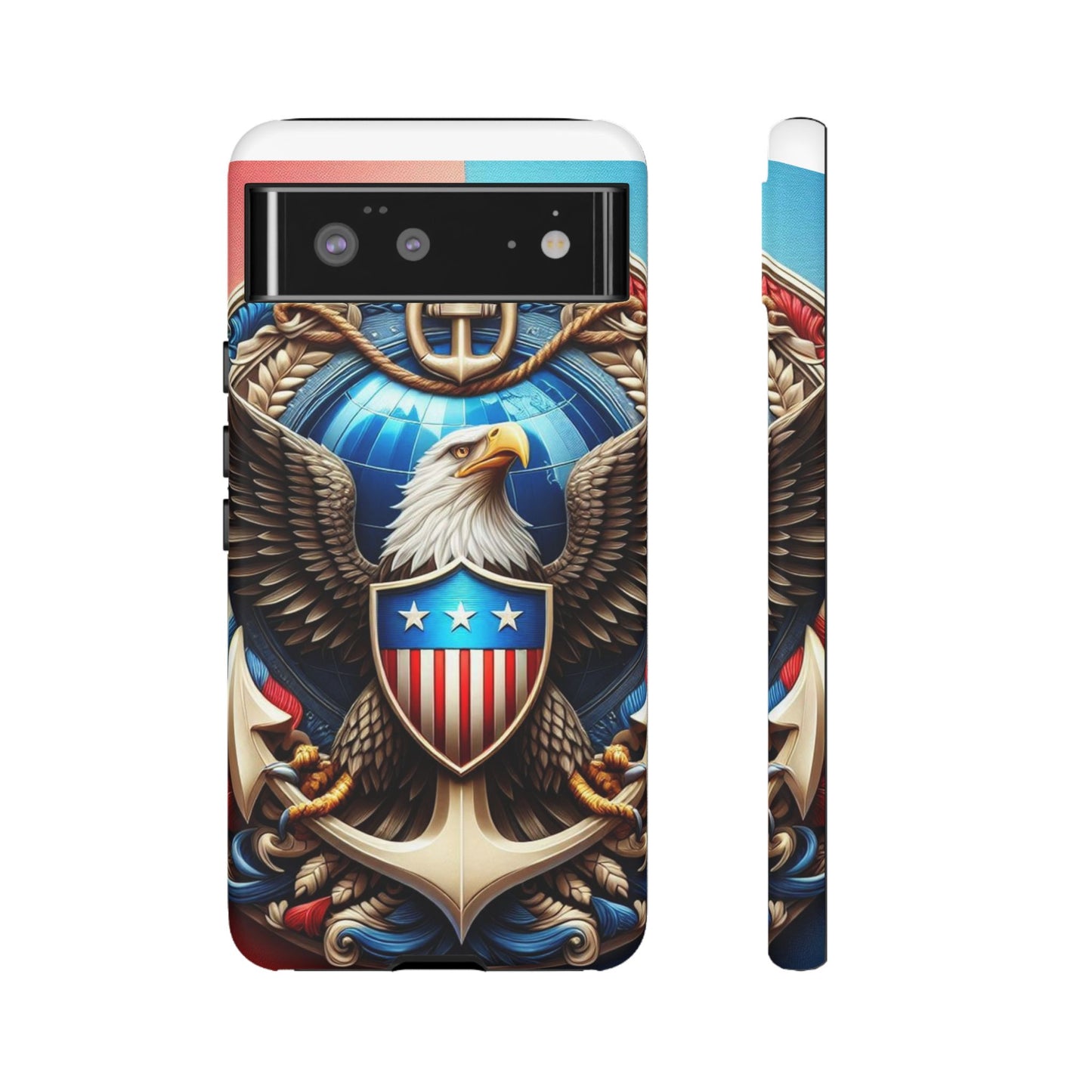 Bold Eagle Phone Case - Patriotic Design for USA and Military Fans