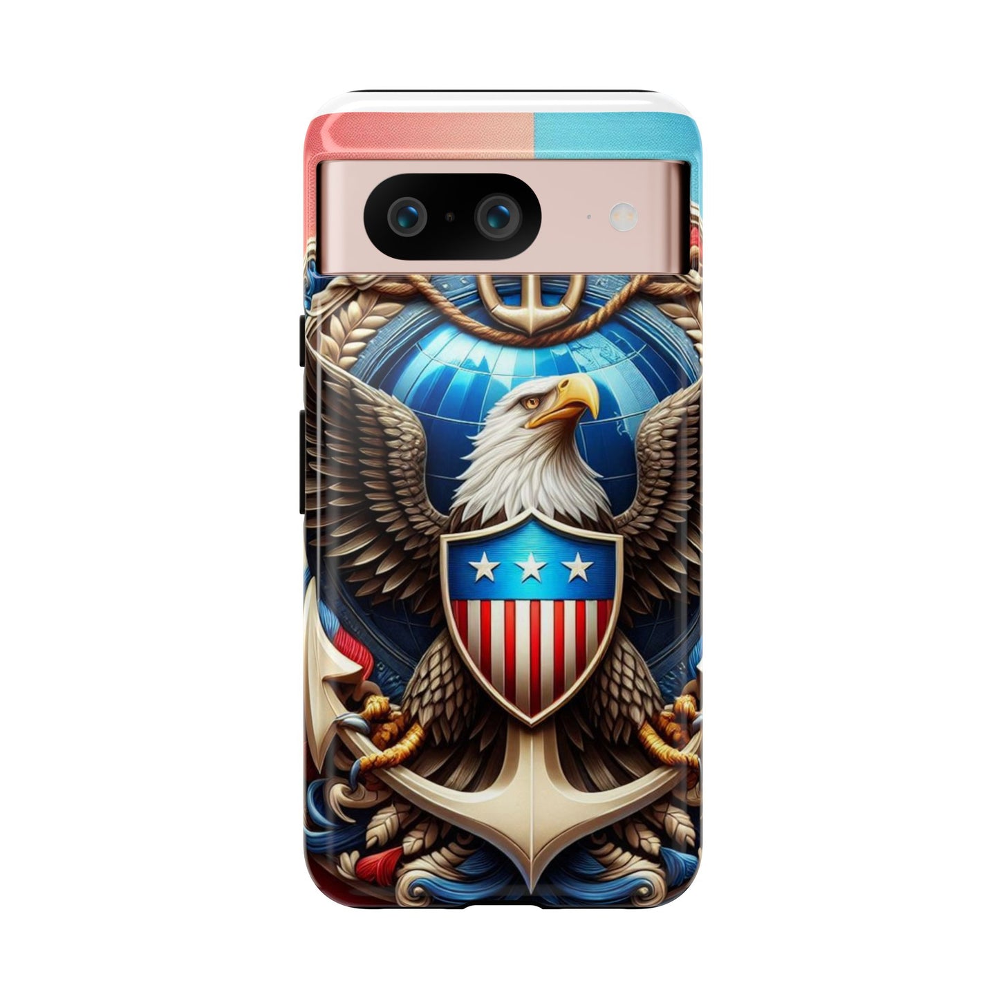 Bold Eagle Phone Case - Patriotic Design for USA and Military Fans