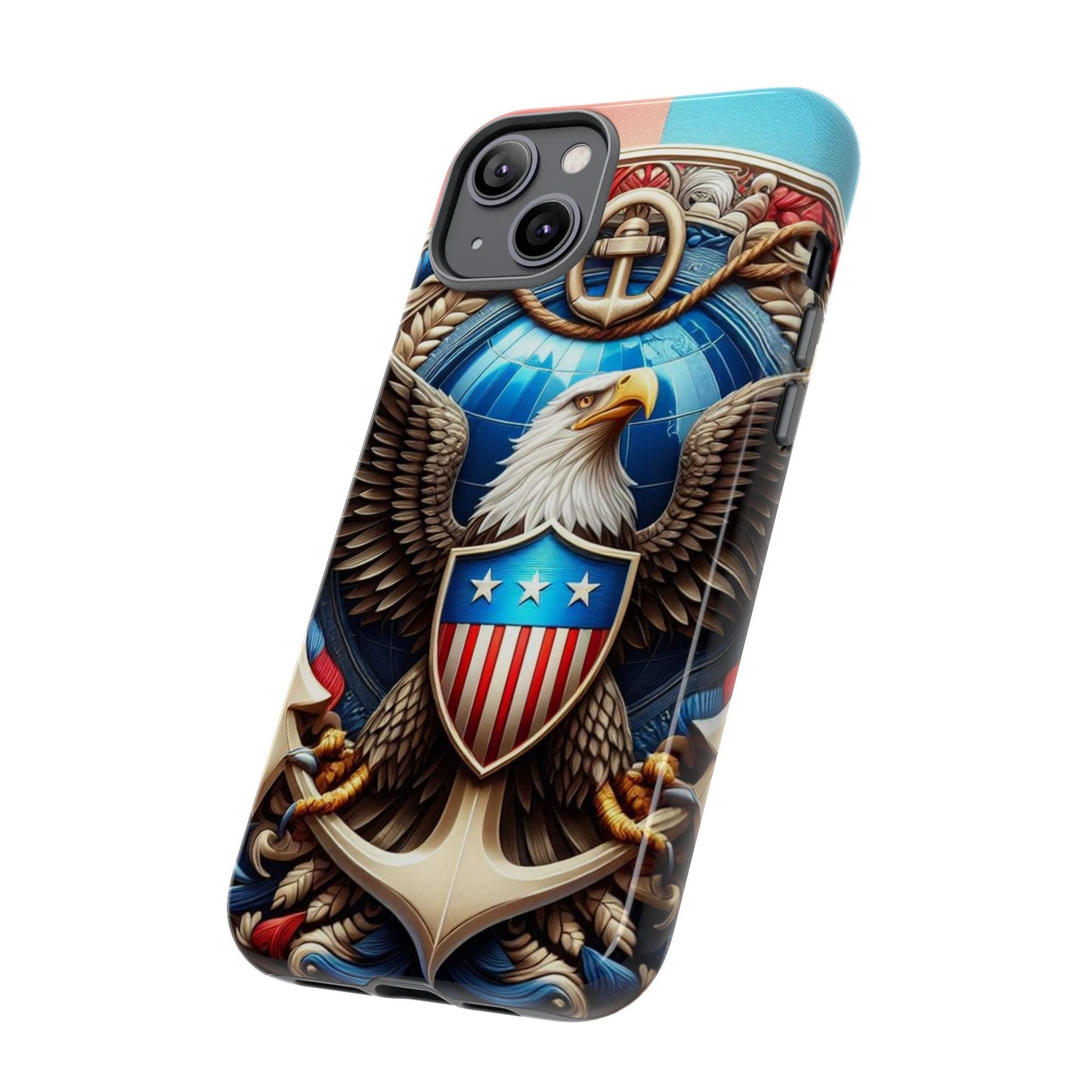Bold Eagle Phone Case - Patriotic Design for USA and Military Fans