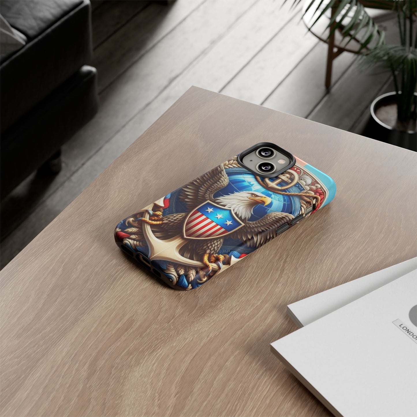 Bold Eagle Phone Case - Patriotic Design for USA and Military Fans