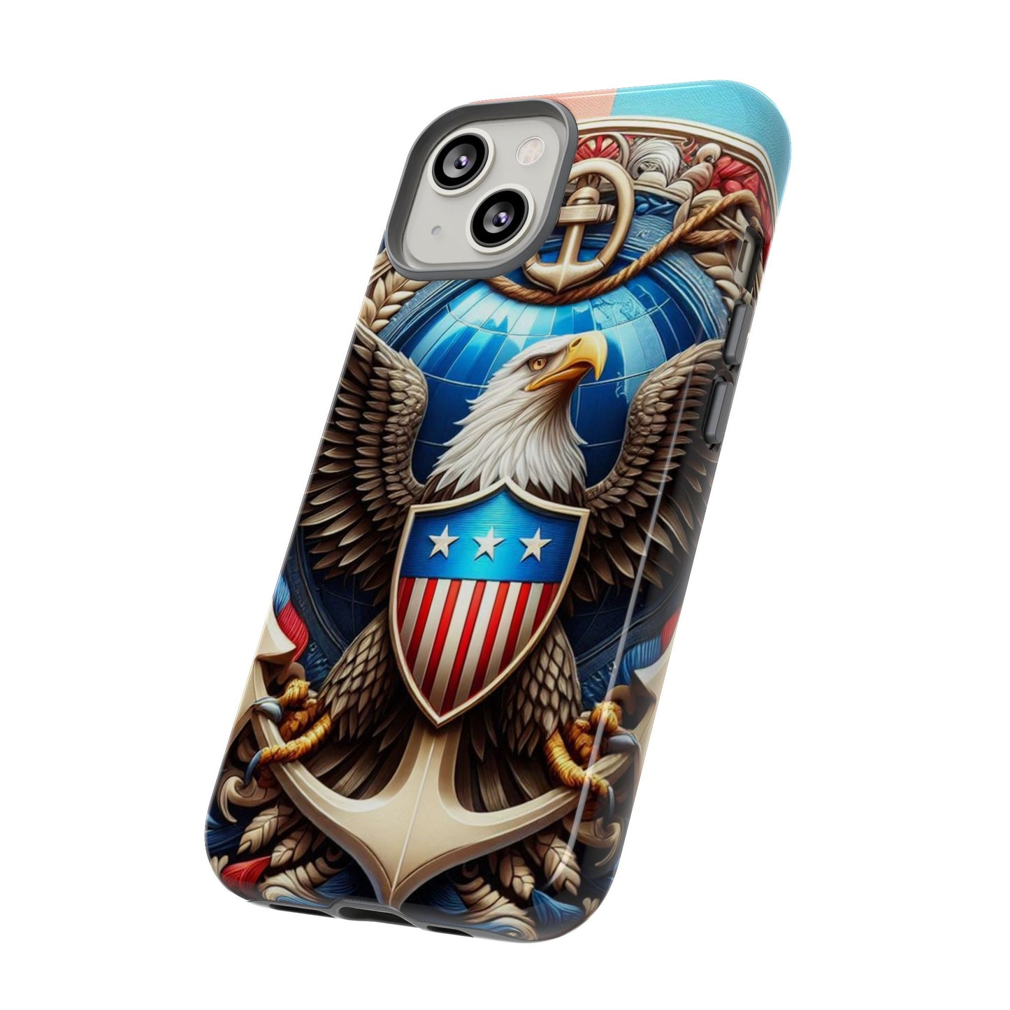 Bold Eagle Phone Case - Patriotic Design for USA and Military Fans