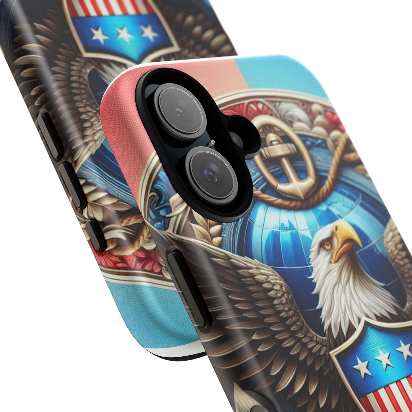 Bold Eagle Phone Case - Patriotic Design for USA and Military Fans