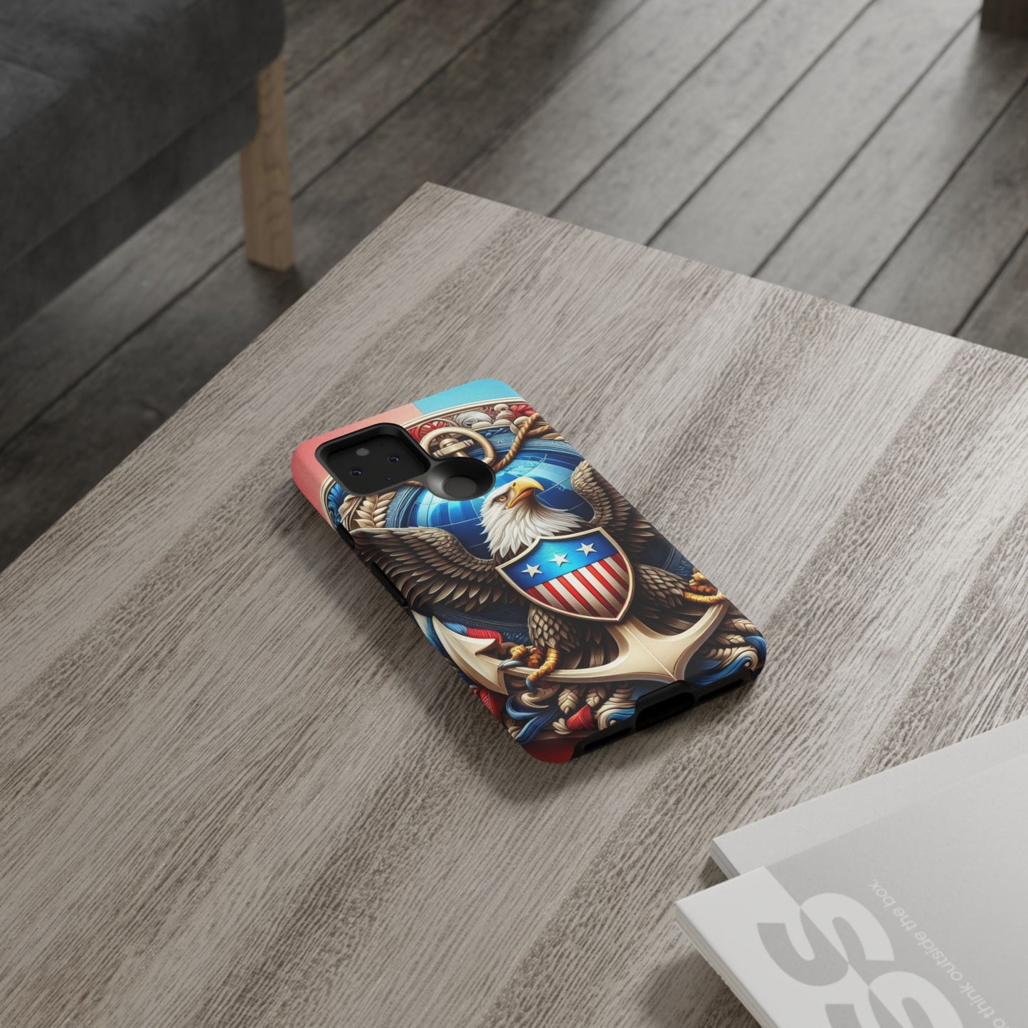 Bold Eagle Phone Case - Patriotic Design for USA and Military Fans