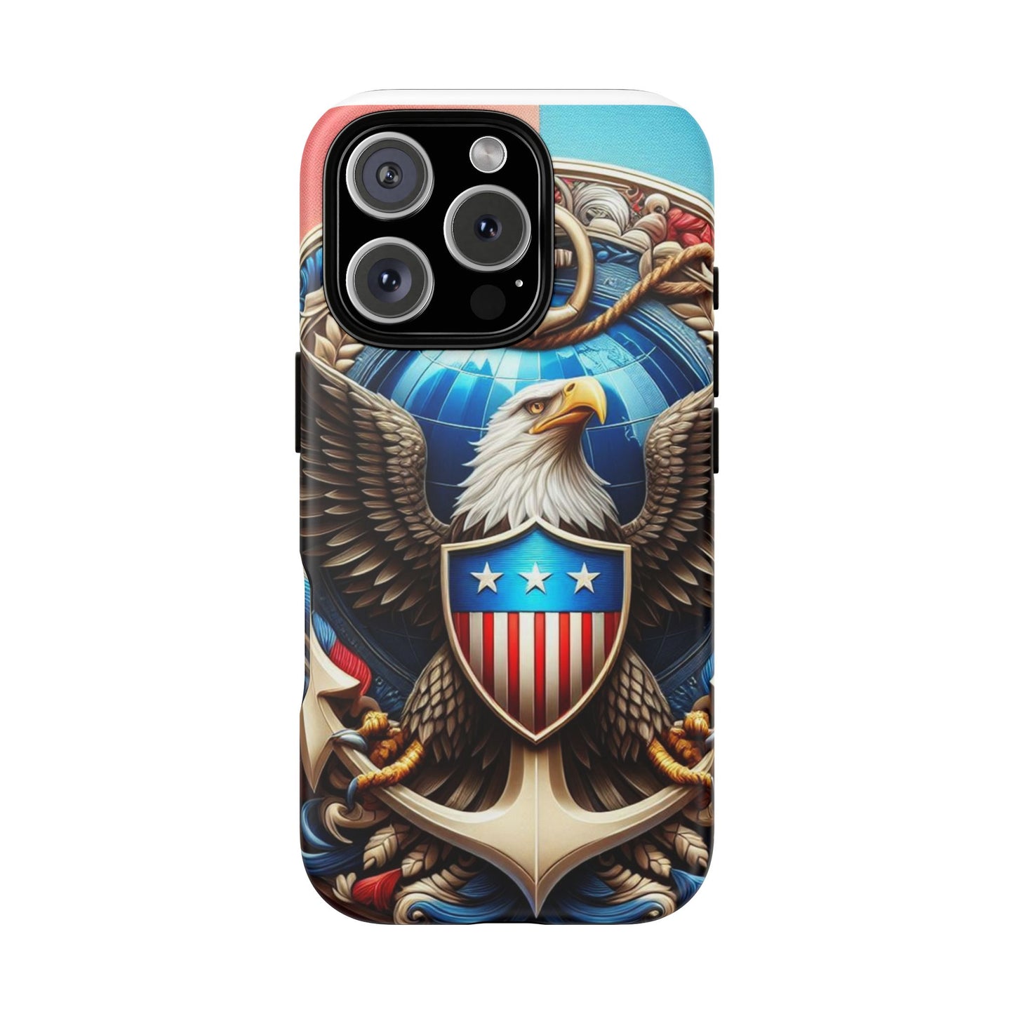 Bold Eagle Phone Case - Patriotic Design for USA and Military Fans