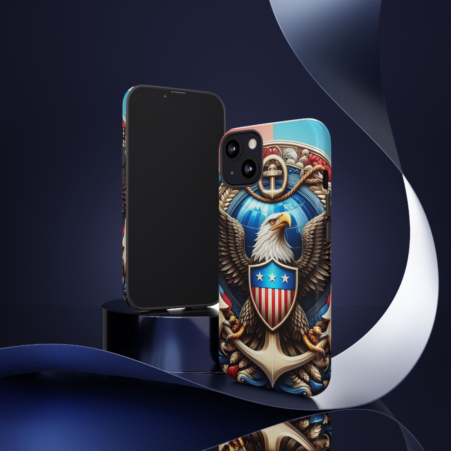 Bold Eagle Phone Case - Patriotic Design for USA and Military Fans