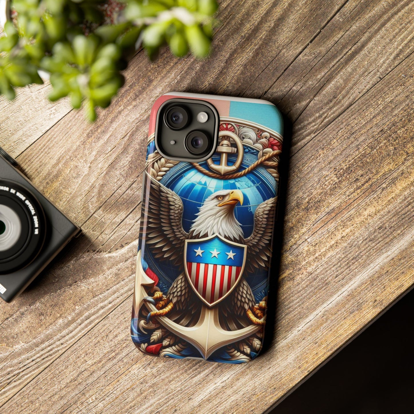 Bold Eagle Phone Case - Patriotic Design for USA and Military Fans