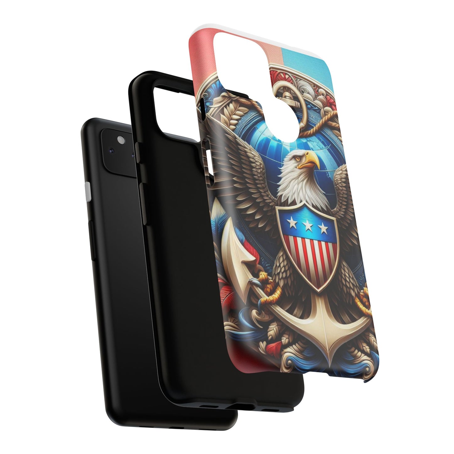 Bold Eagle Phone Case - Patriotic Design for USA and Military Fans