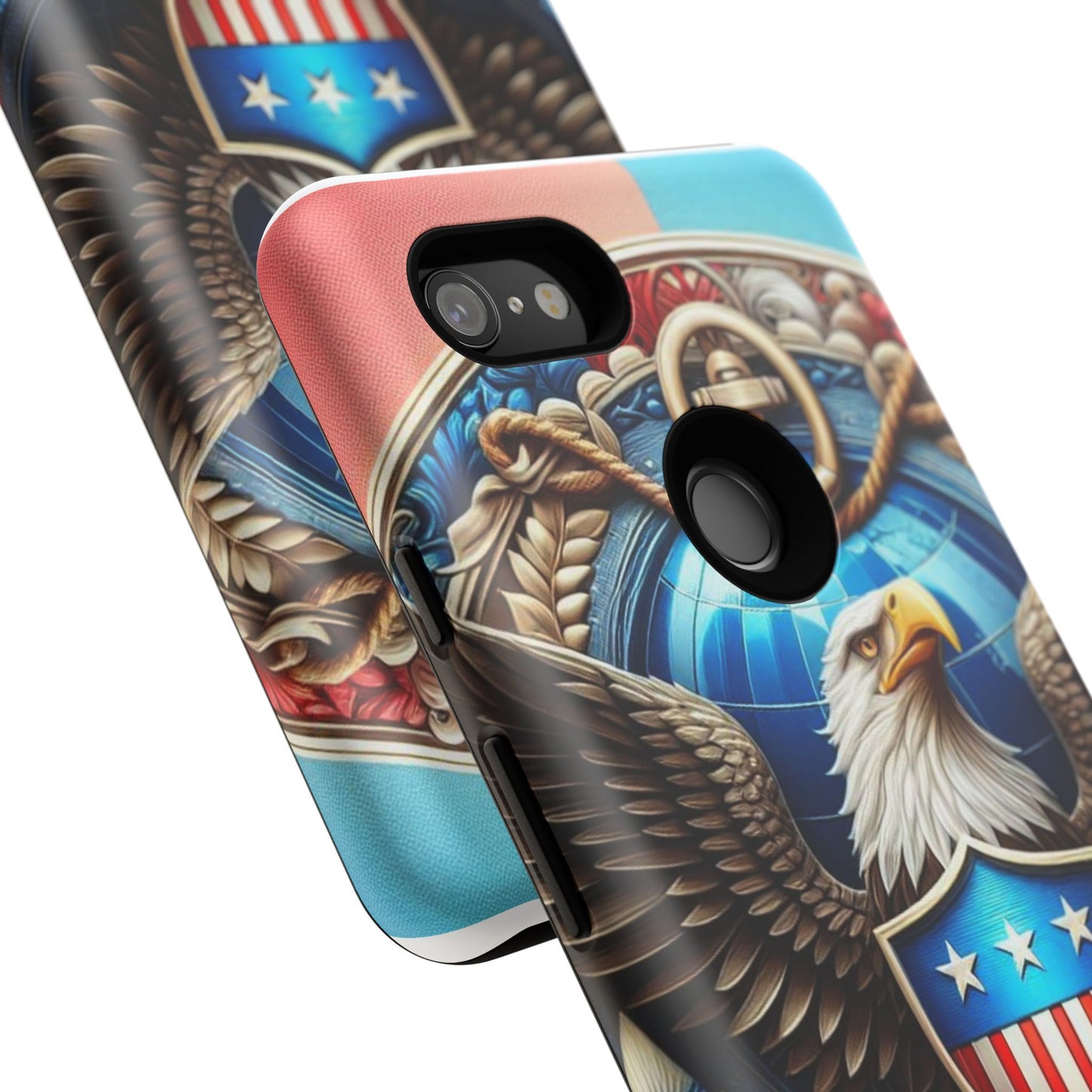 Bold Eagle Phone Case - Patriotic Design for USA and Military Fans