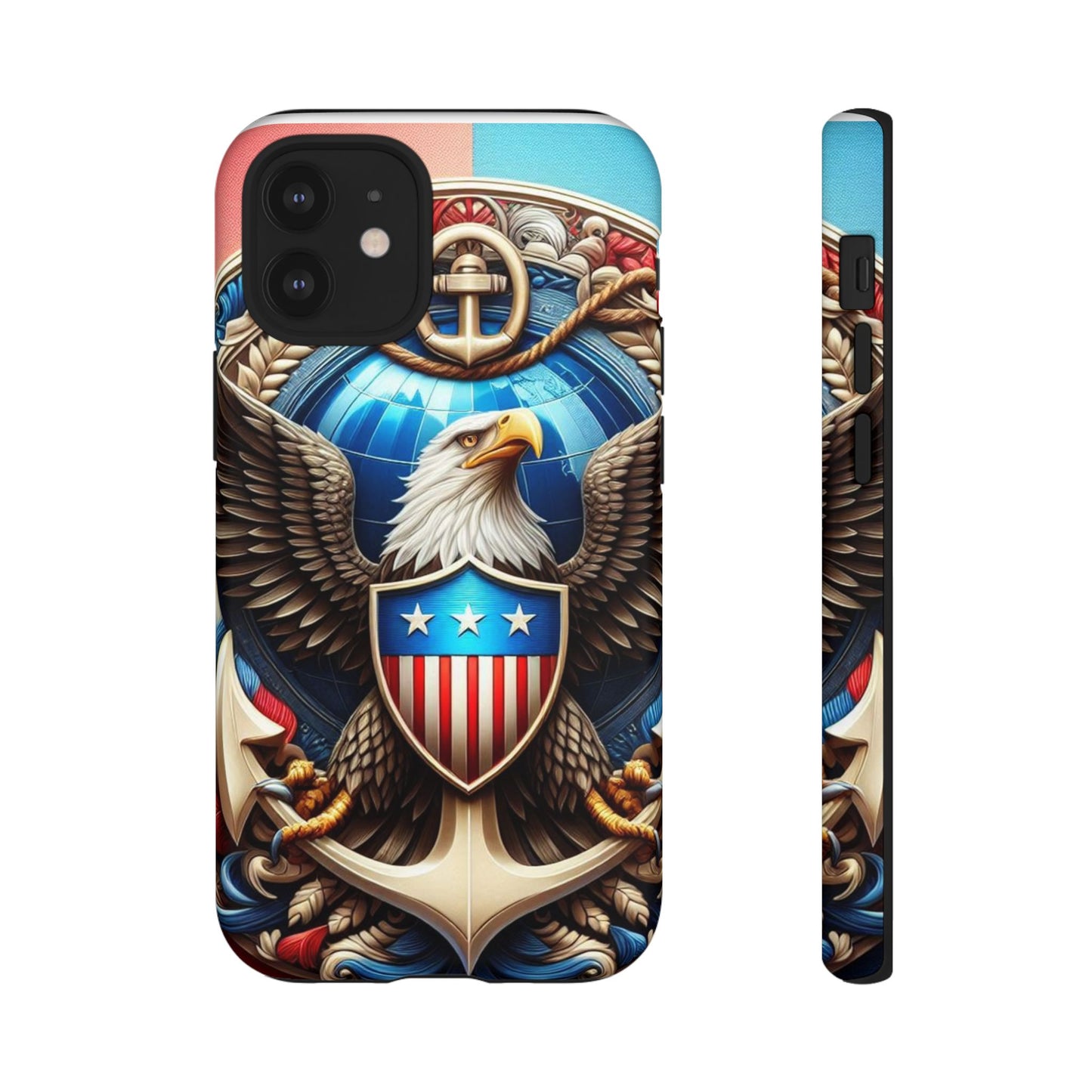 Bold Eagle Phone Case - Patriotic Design for USA and Military Fans