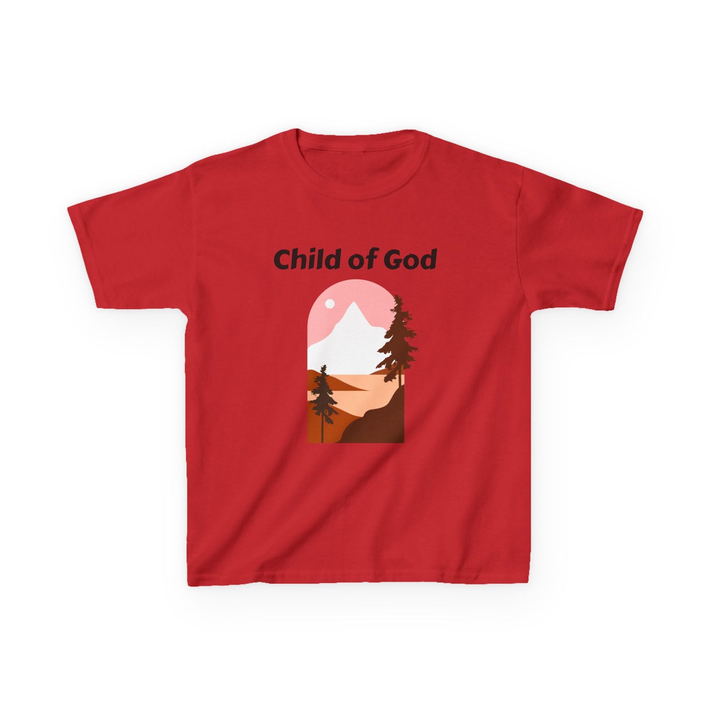 Kids Heavy Cotton™ Tee - "Child of God" Inspirational T-Shirt