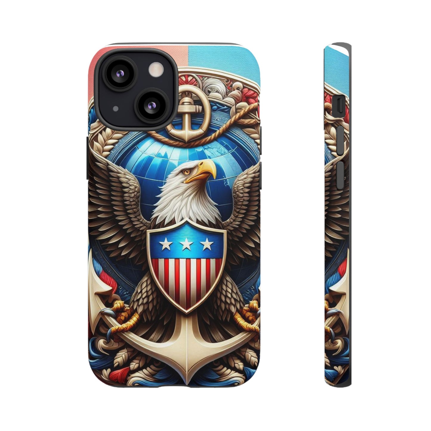 Bold Eagle Phone Case - Patriotic Design for USA and Military Fans