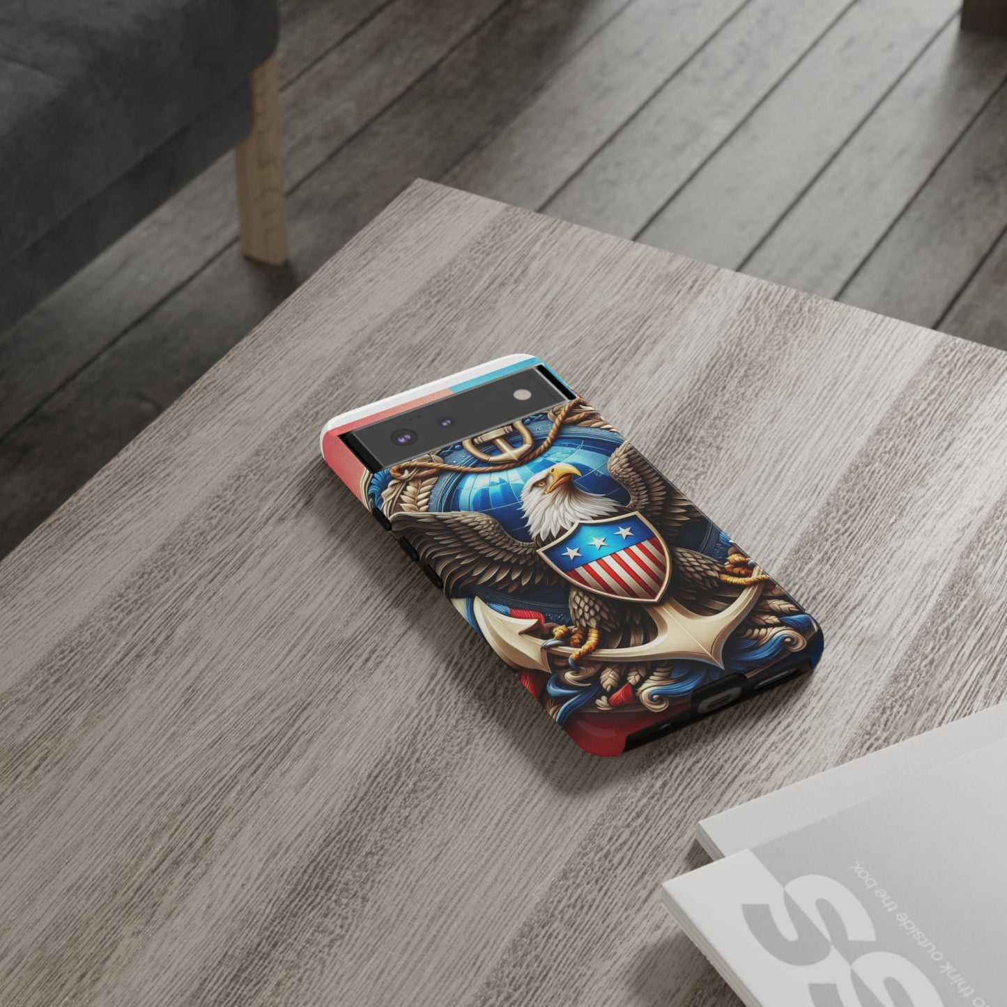 Bold Eagle Phone Case - Patriotic Design for USA and Military Fans
