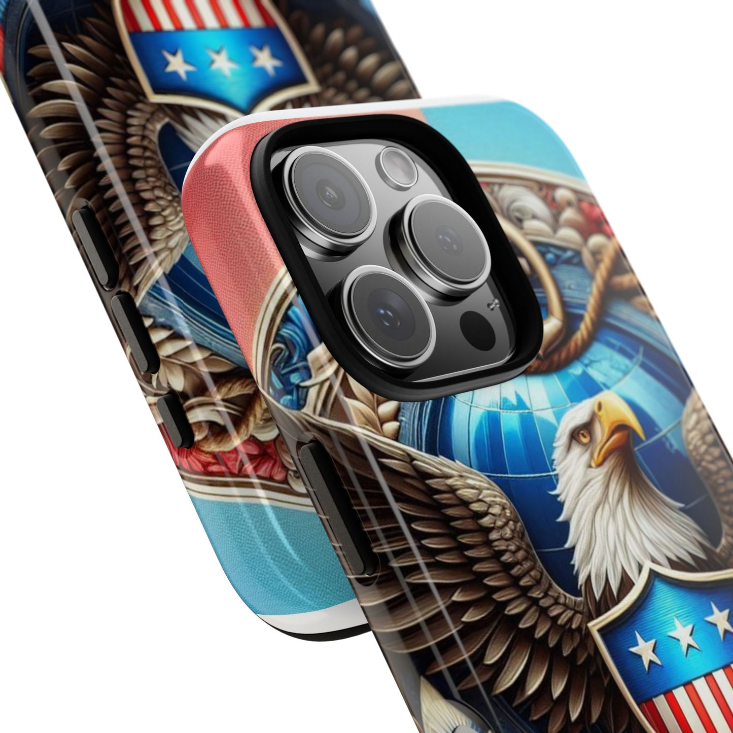Bold Eagle Phone Case - Patriotic Design for USA and Military Fans