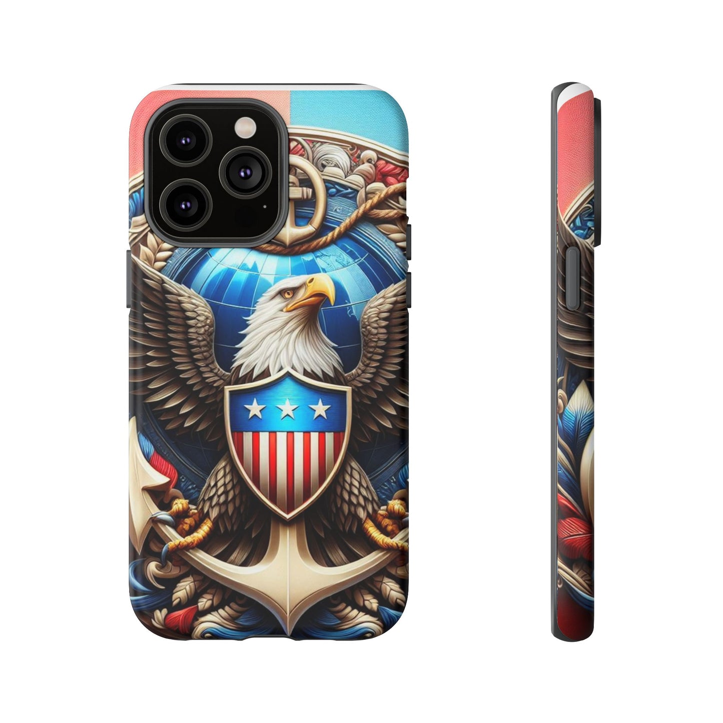 Bold Eagle Phone Case - Patriotic Design for USA and Military Fans