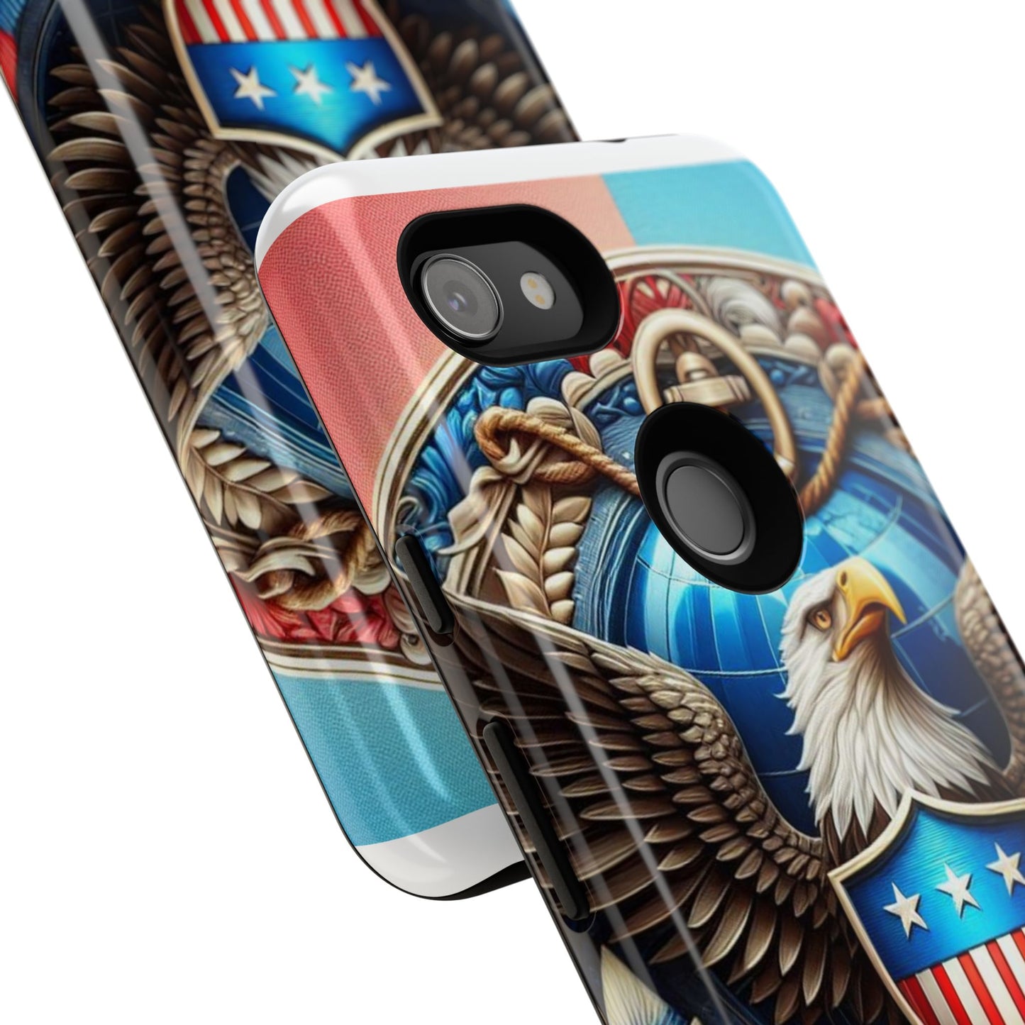 Bold Eagle Phone Case - Patriotic Design for USA and Military Fans