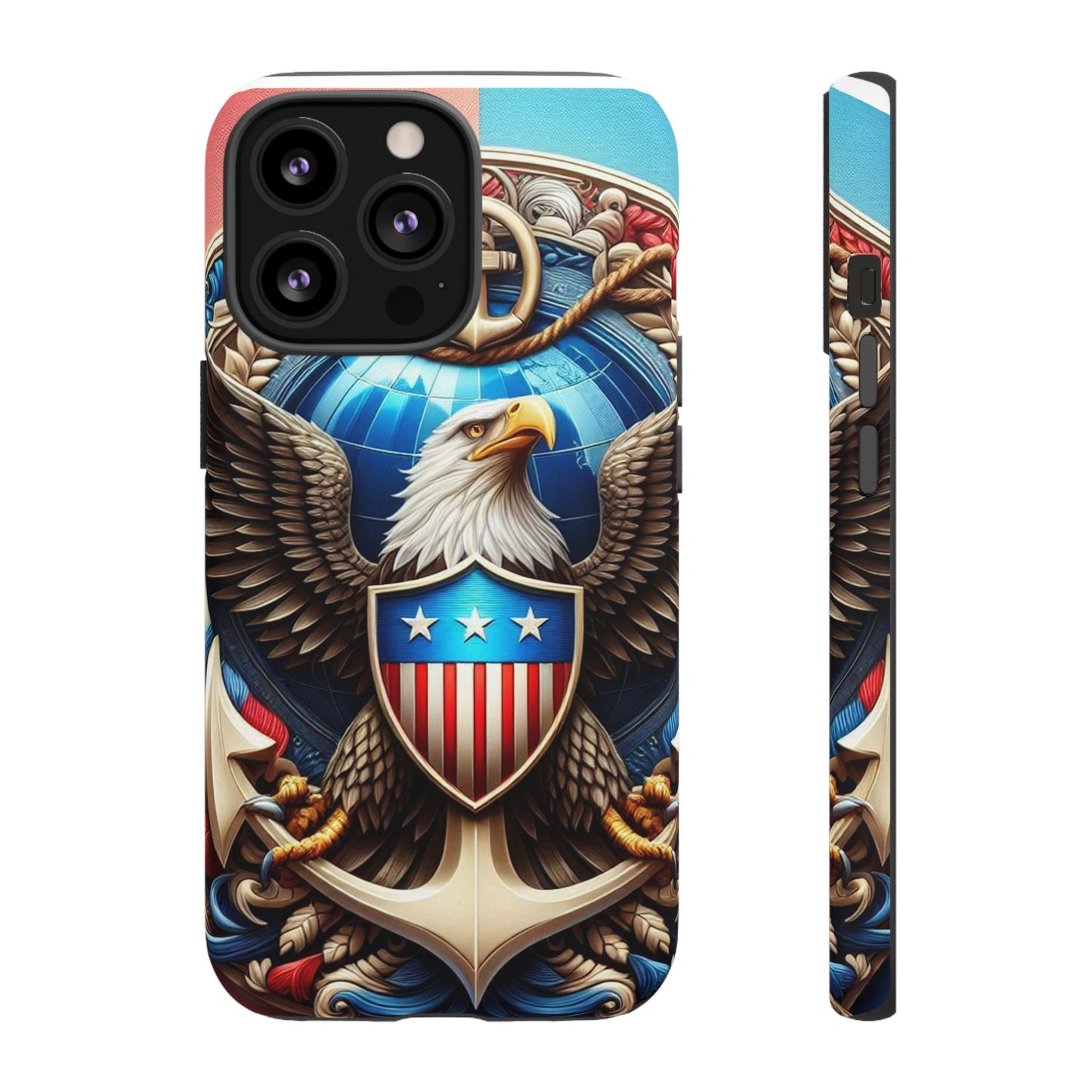 Bold Eagle Phone Case - Patriotic Design for USA and Military Fans