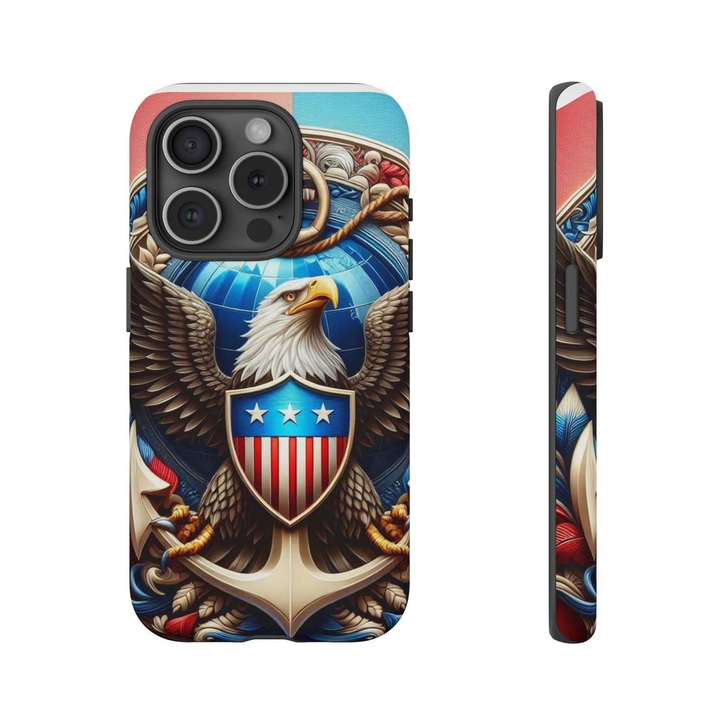 Bold Eagle Phone Case - Patriotic Design for USA and Military Fans