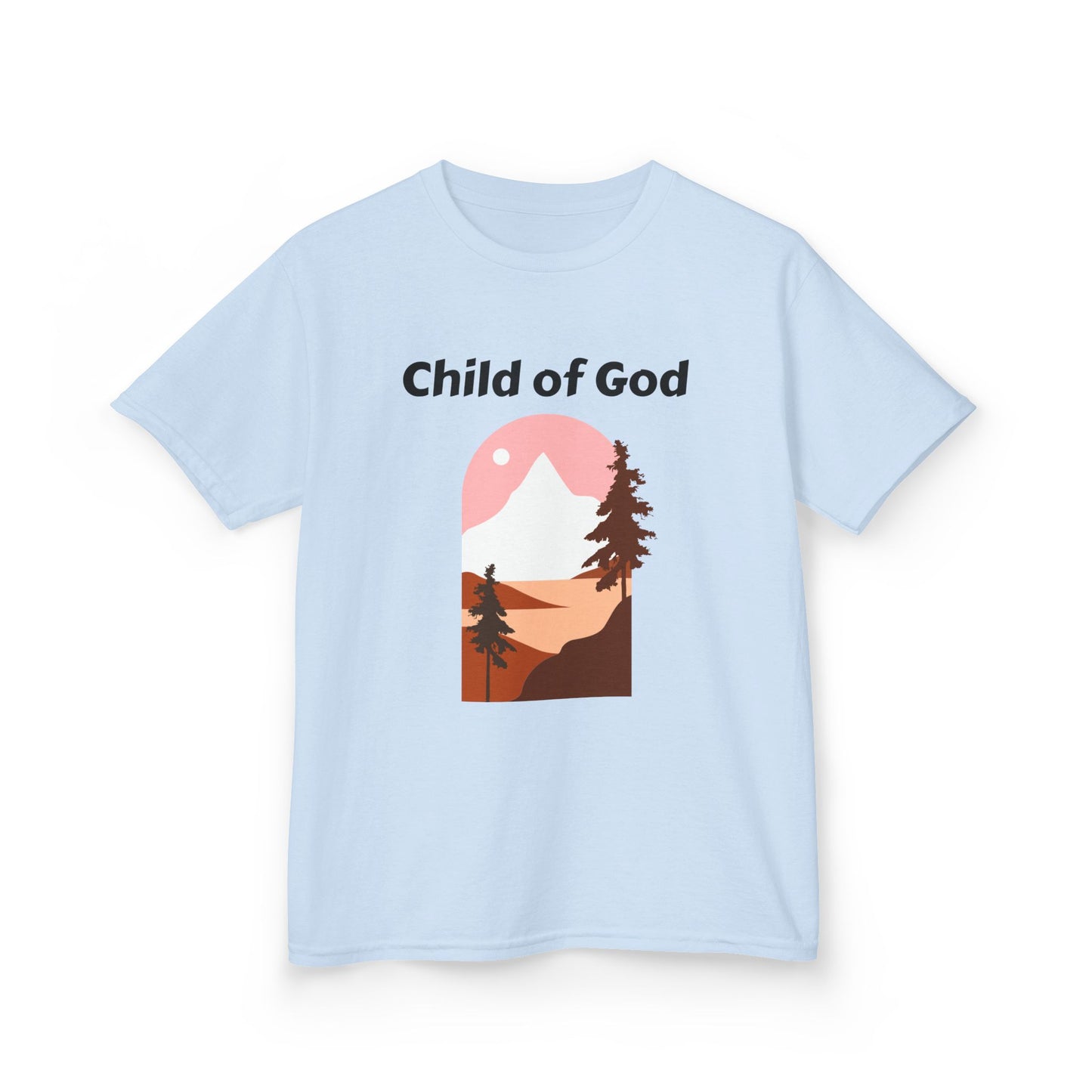 Kids Heavy Cotton™ Tee - "Child of God" Inspirational T-Shirt